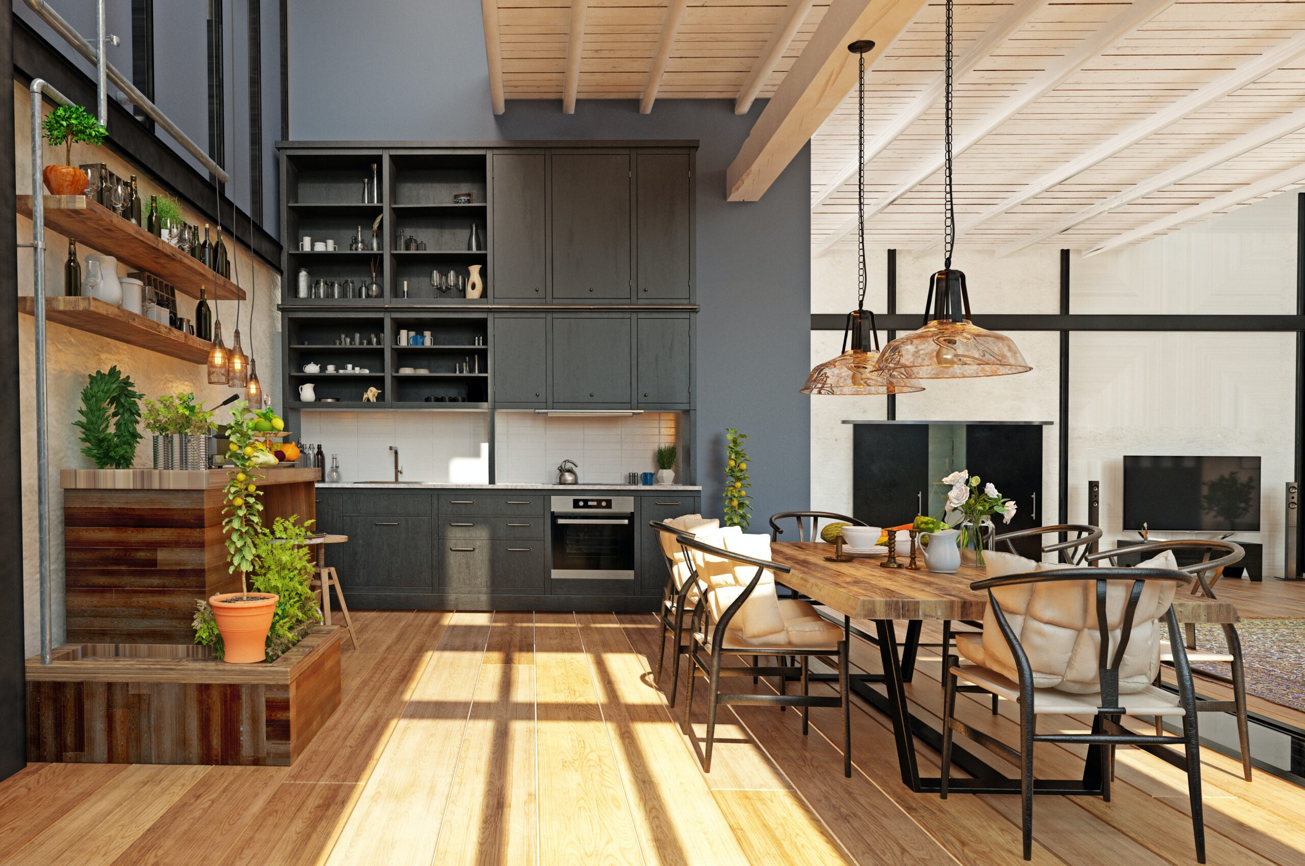 Impact of a kitchen remodel on enjoyment of space