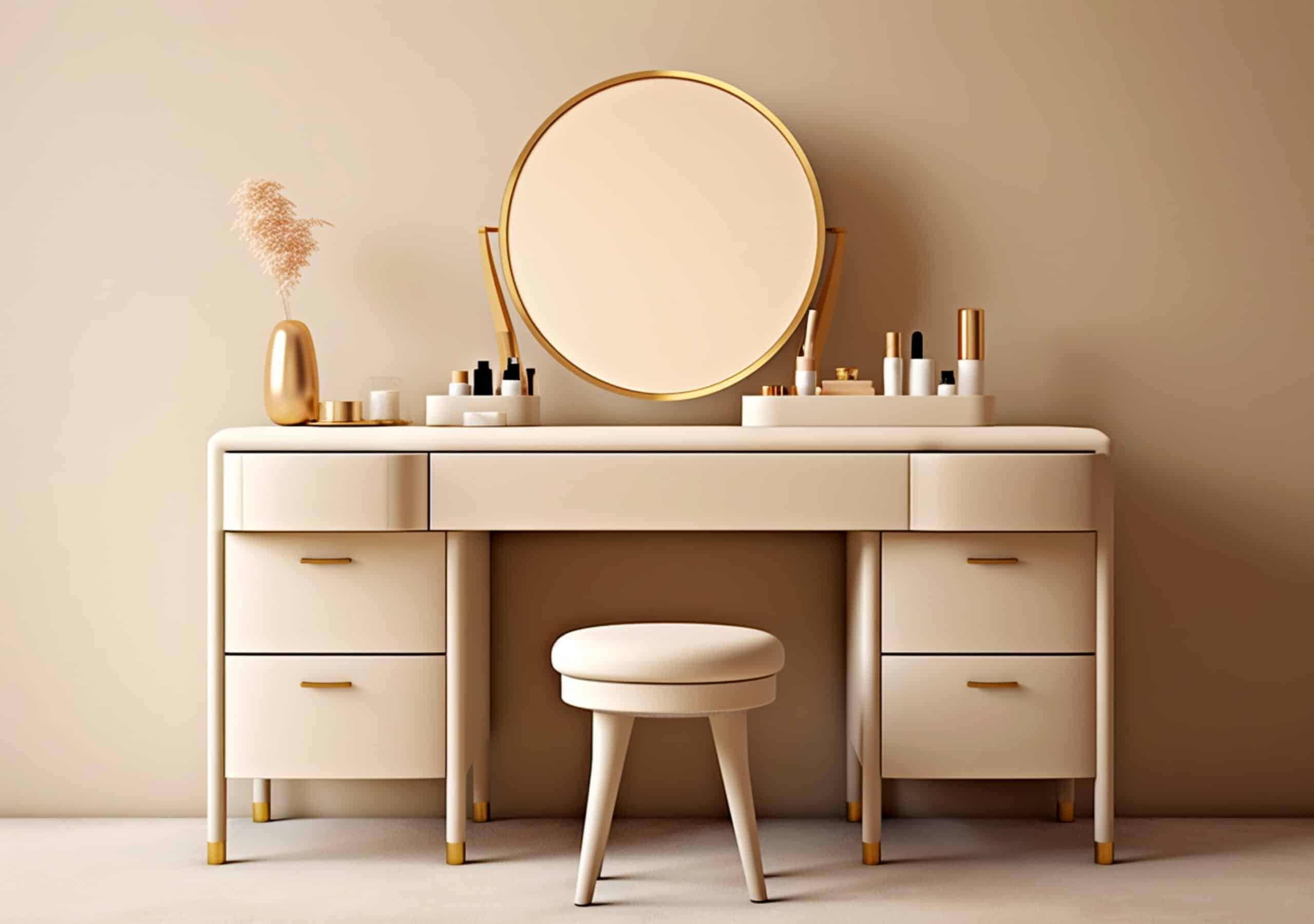 vanity with dresser