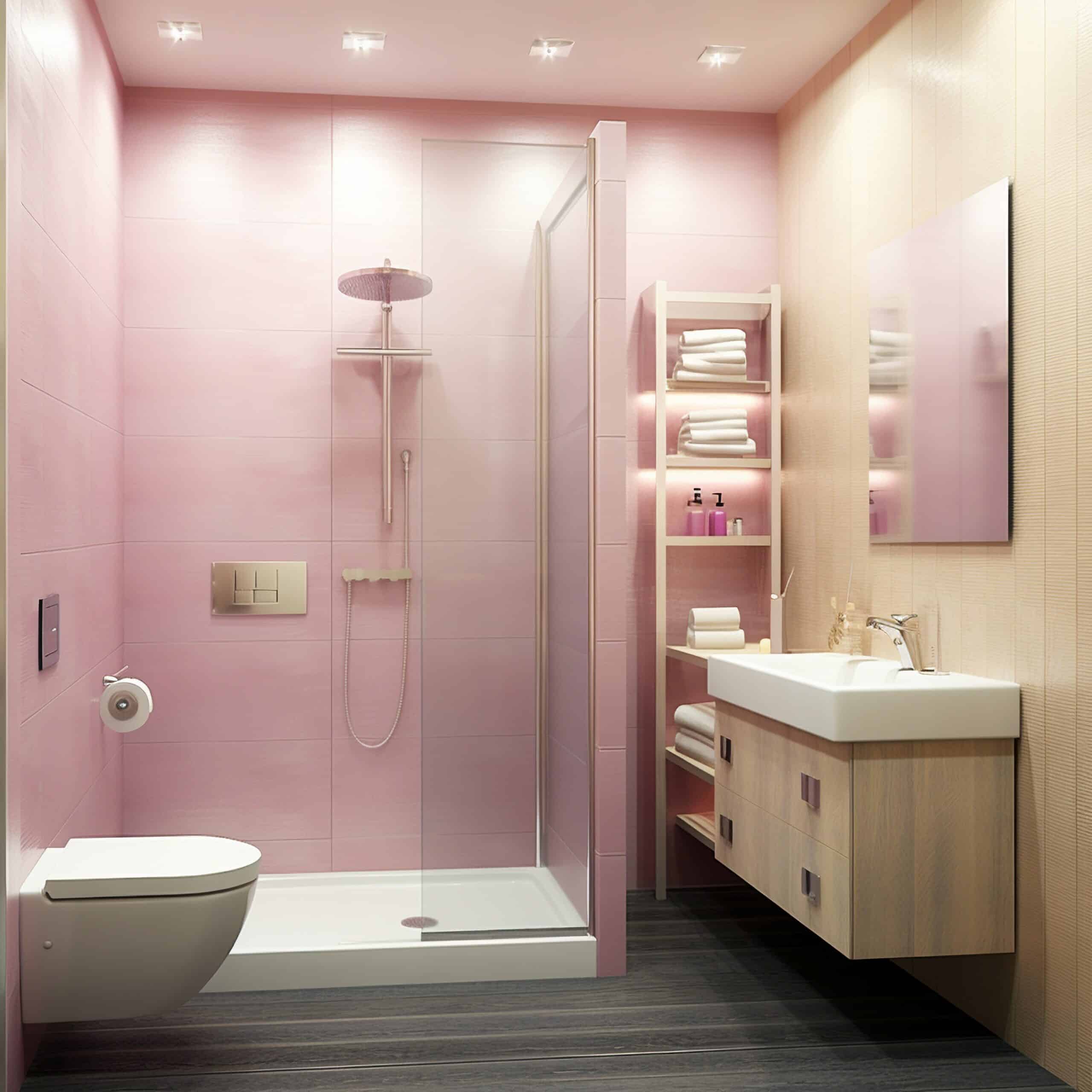 small bathroom decorated modern style 1 scaled