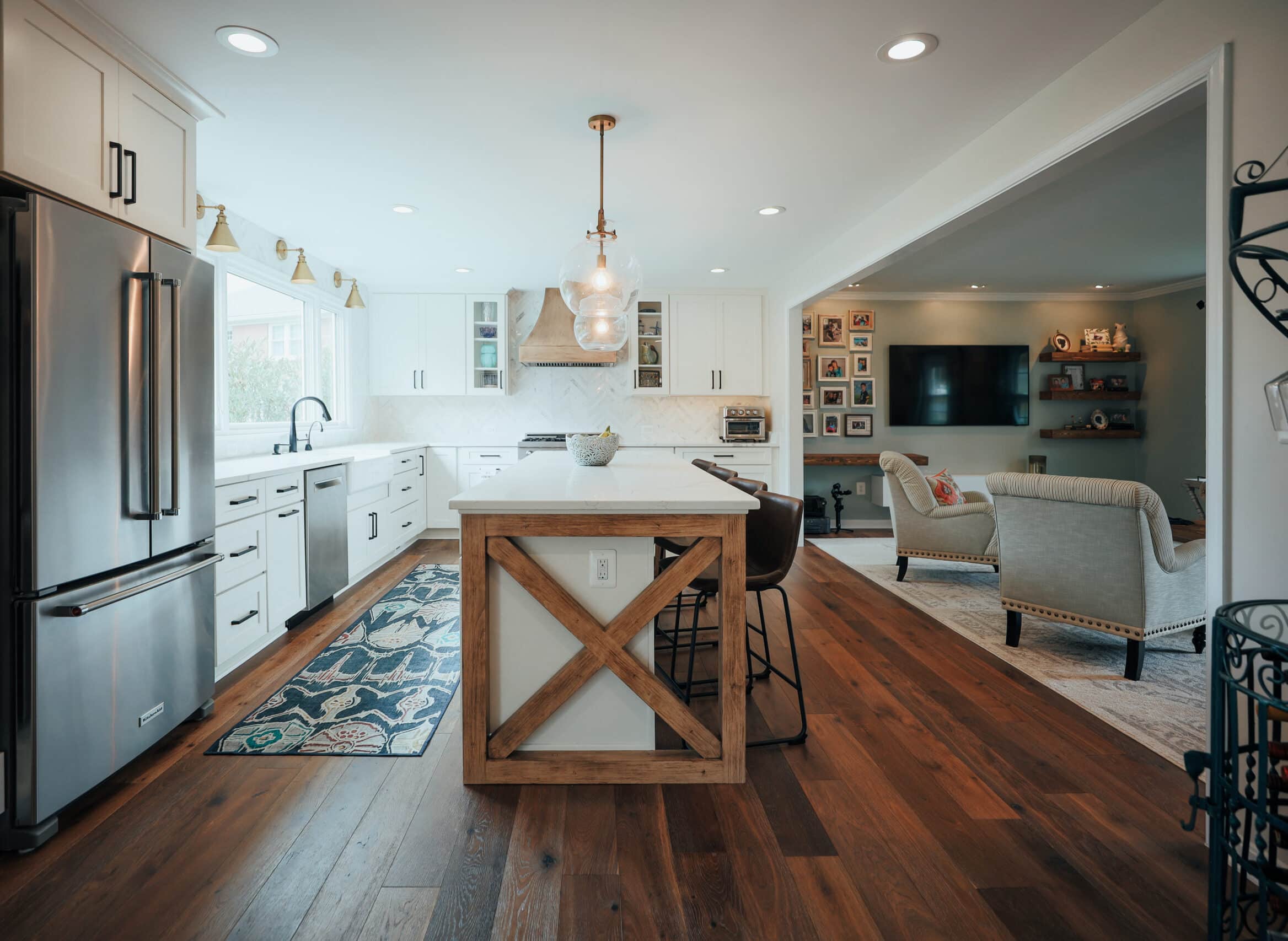 hardwood kitchen flooring