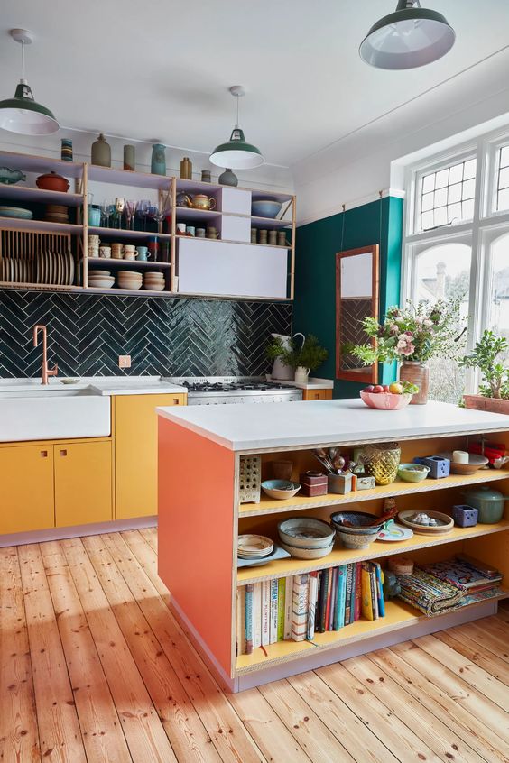 Colorful kitchen