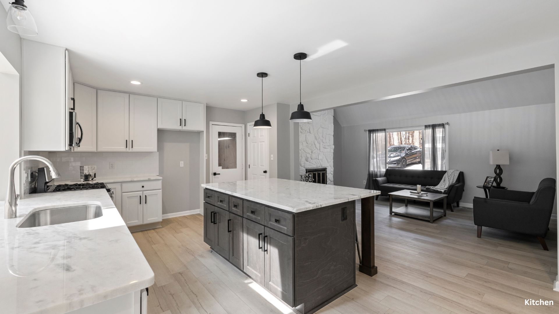 open concept kitchen