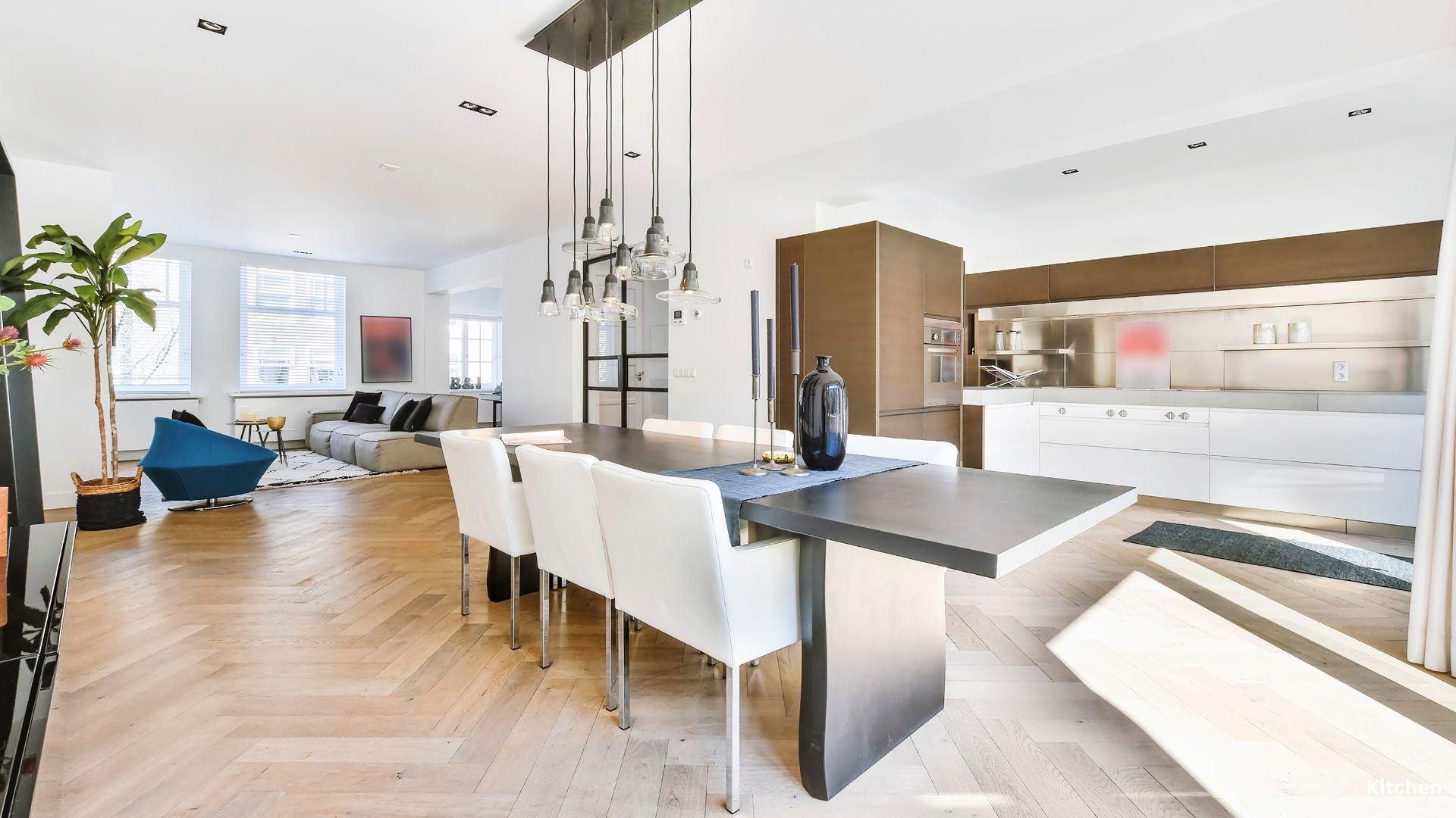 open concept kitchen